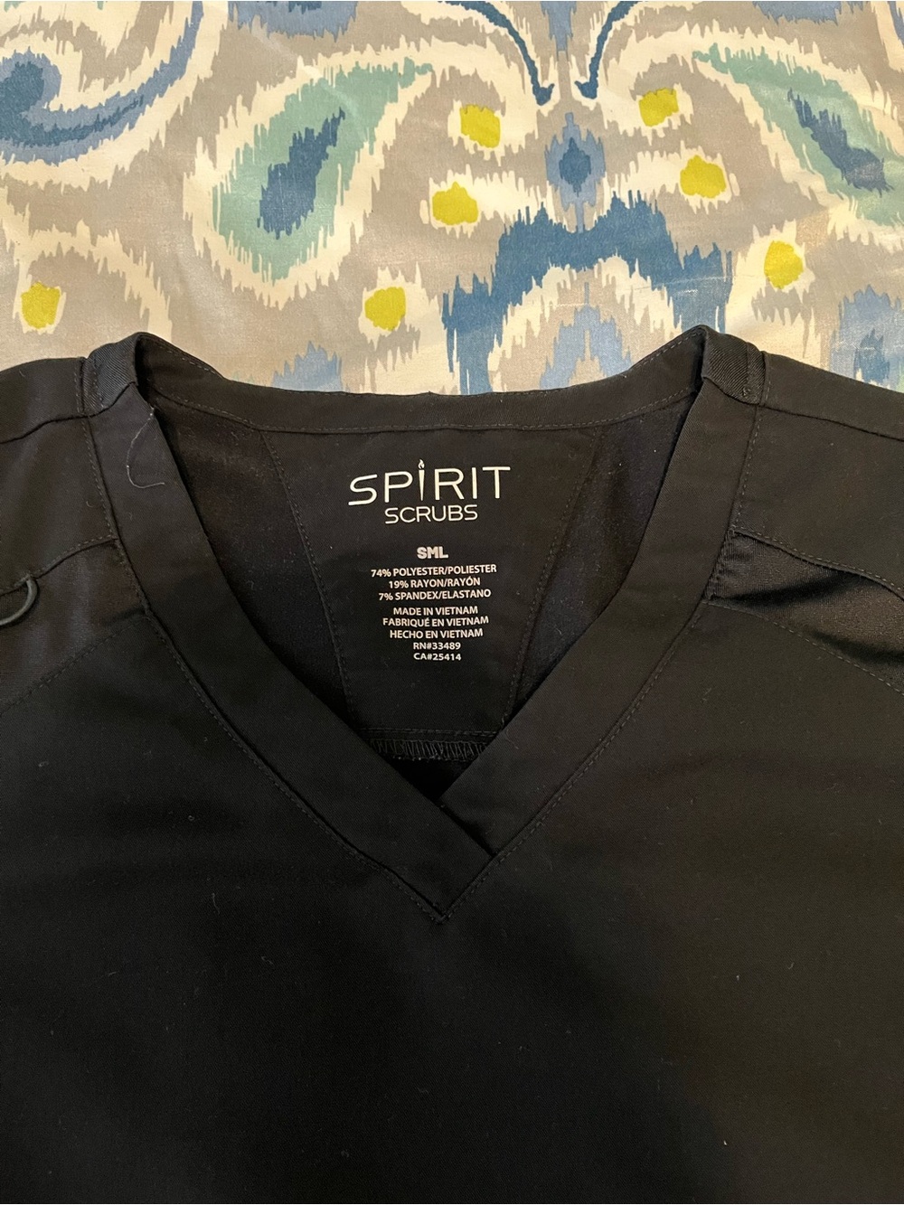 Spirit women’s scrubs size small top and size small Jogger bottoms like new - Picture 2 of 2